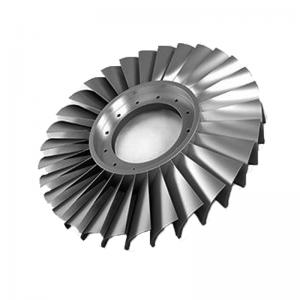 CNC titanium machining impeller